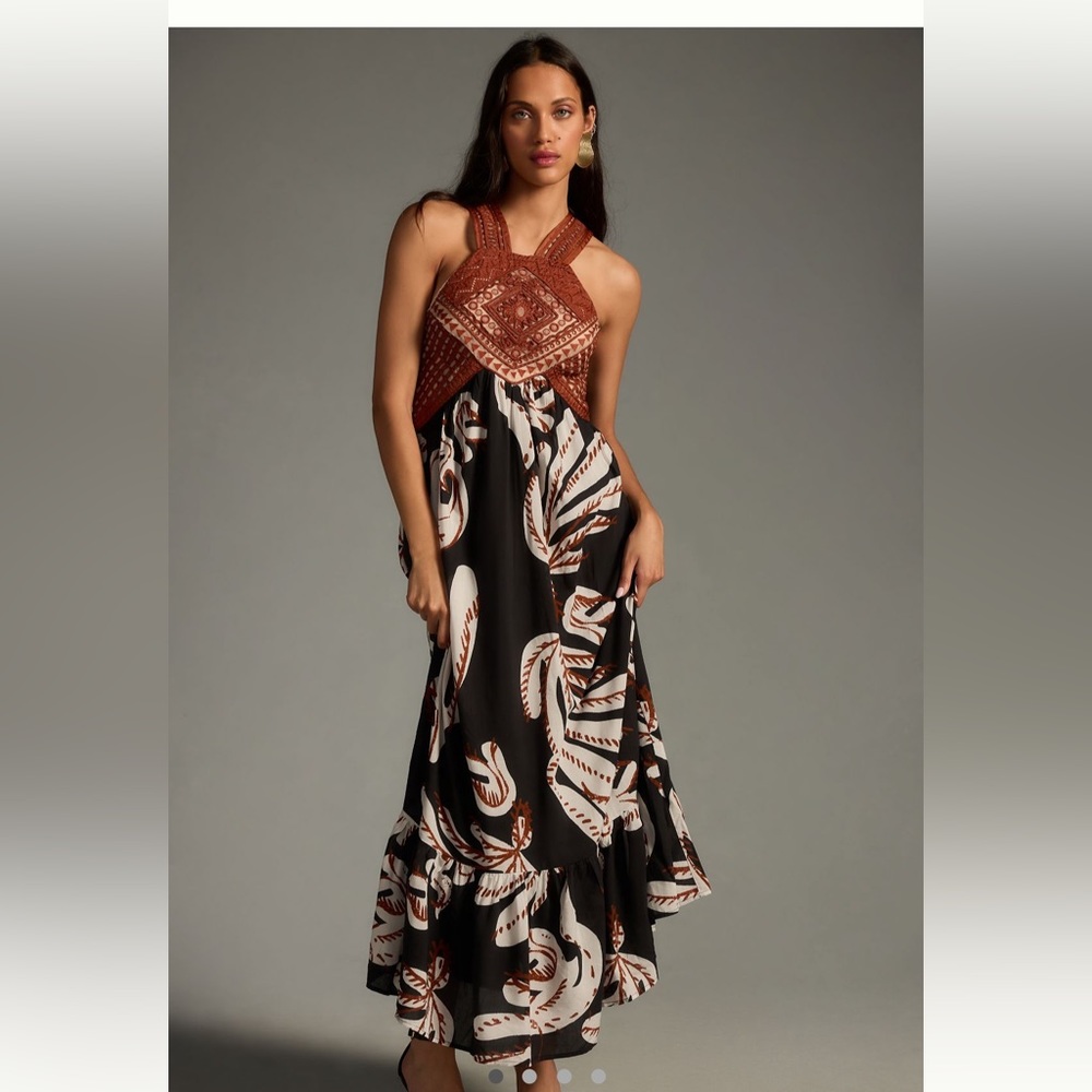 Bohemian Anthropologie dress